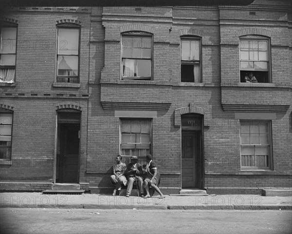 Washington, D.C. Apartment house at 1739 Seaton Road.