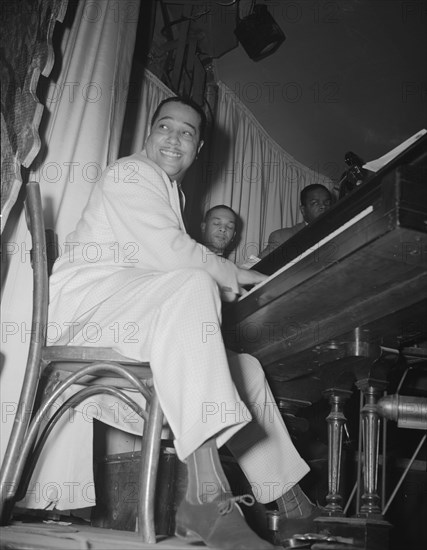 New York, New York. Duke Ellington, orchestra leader.