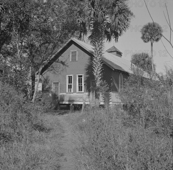 Daytona Beach, Florida. Church in the Negro section.