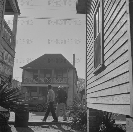 Daytona Beach, Florida. Scene in the Negro section.