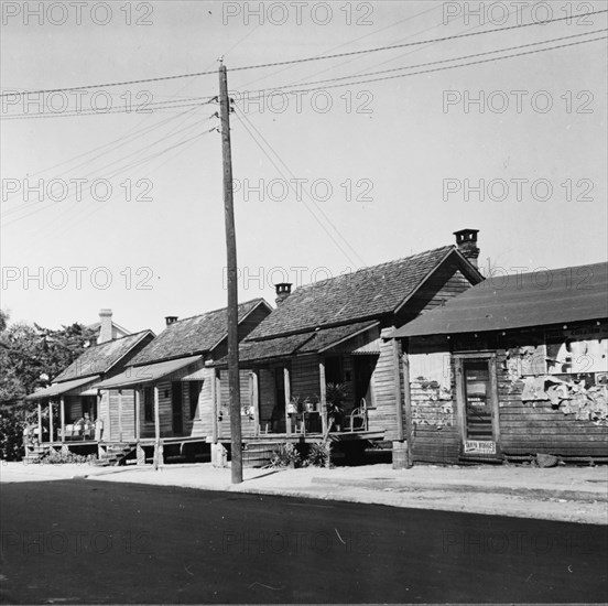 Daytona Beach, Florida. Homes in the Negro section.