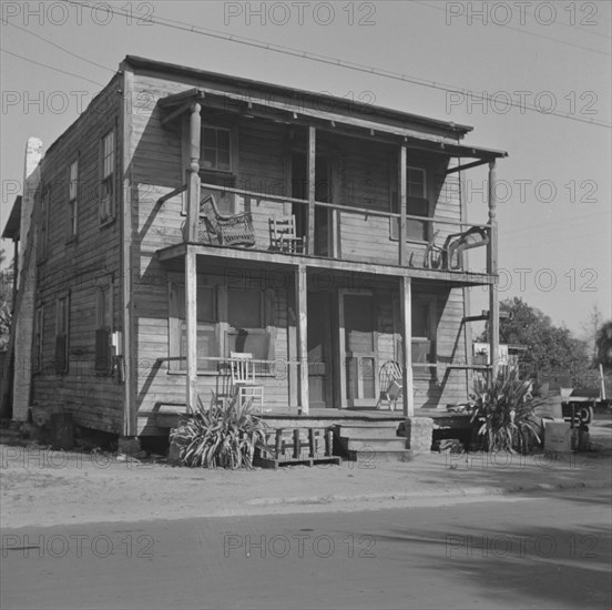 Daytona Beach, Florida. Home in the Negro section.