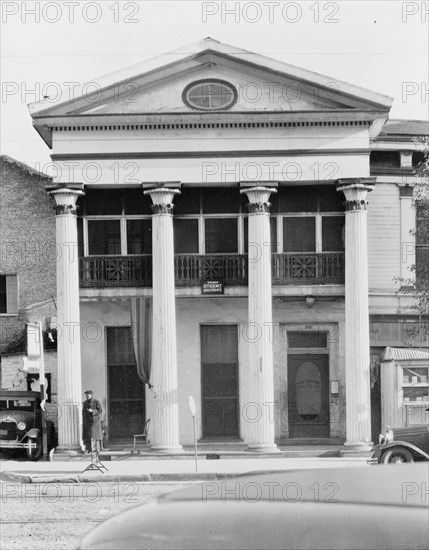 New Orleans Greek revival architecture. Louisiana.