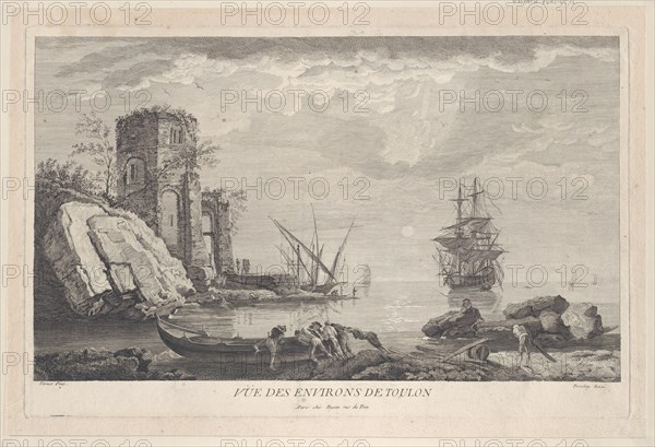 View of the Surroundings of Toulon, ca. 1750-1800.