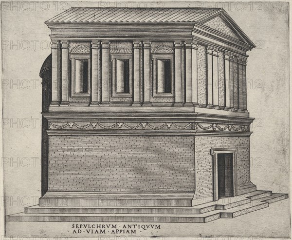 Sepulchrum Antiquum Ad Viam Appiam, ca. 1550-60.