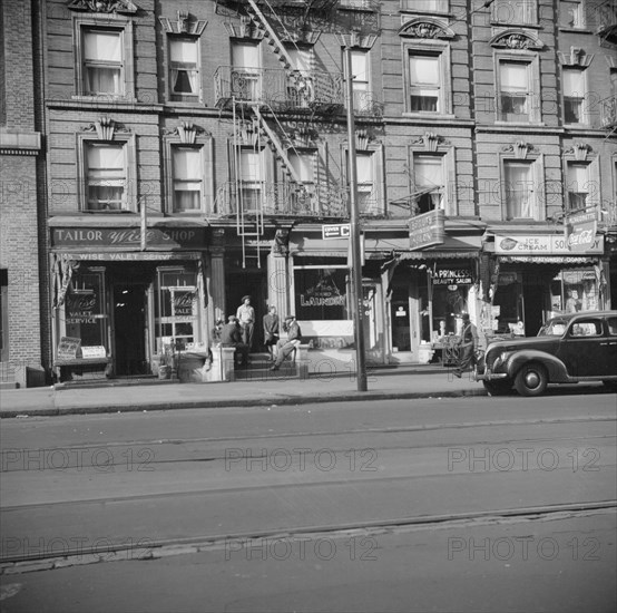 New York, New York. A tenament house in Harlem.