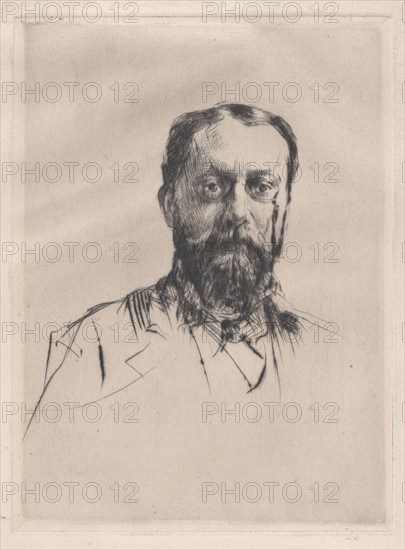 Portrait of an unknown man, late 19th century.