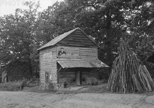 Tobacco barn near Gordonton, North Carolina.