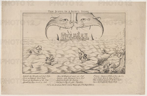 The Junto in a Bowl Dish, February 11, 1781.
