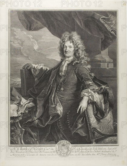 Charles d'Hozier, King's Genealogist, 1691.