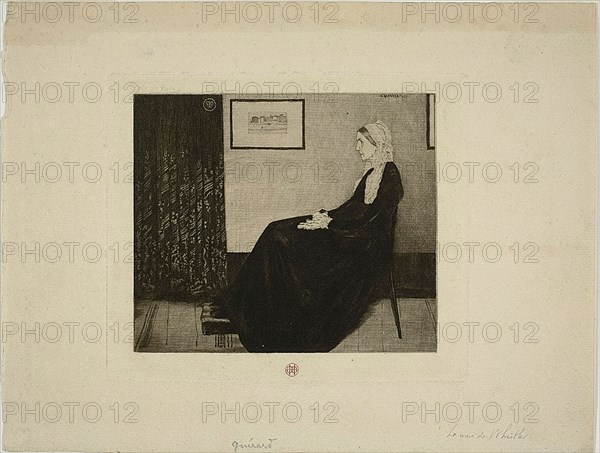 Whistler's Mother, after Whistler, c. 1883.