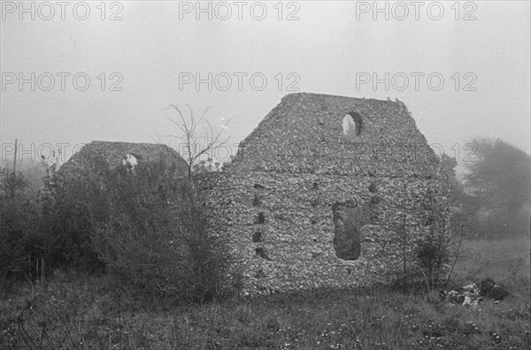Ruins of supposed Spanish mission, Georgia.