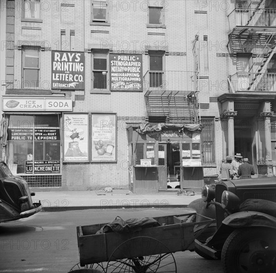 New York, New York. Scene in Harlem area.