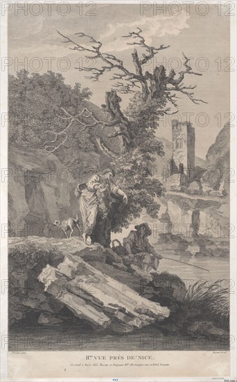 Second View Close to Nice, ca. 1750-1800.