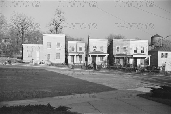 Frame houses. Fredericksburg, Virginia.