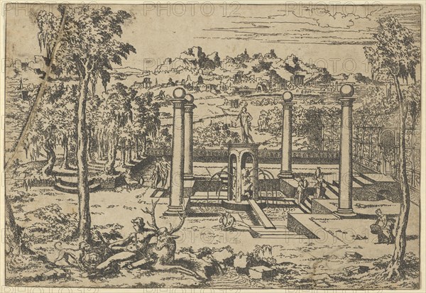 Landscape with Diana Resting, 1526-50.