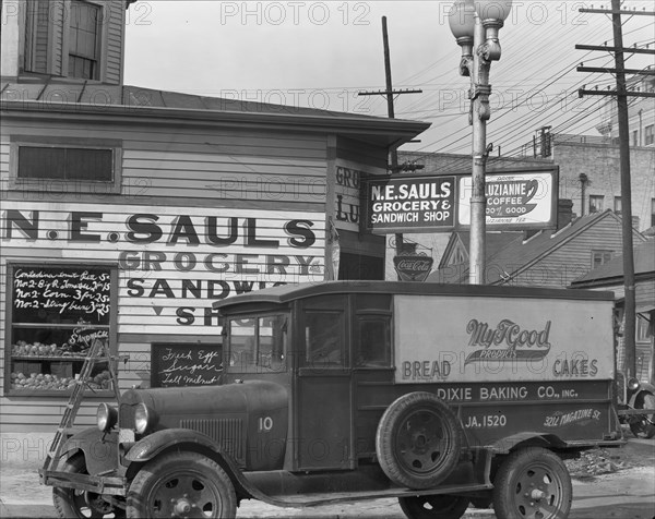 New Orleans street corner. Louisiana.