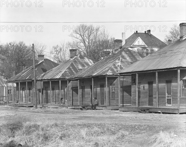 Negro houses. Vicksburg, Mississippi.