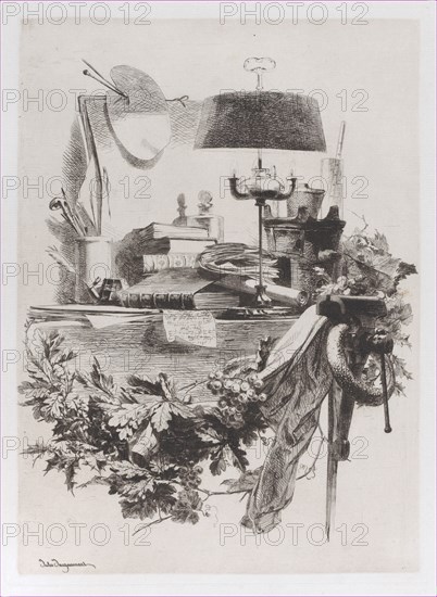 The Engraver's Instruments, ca. 1862.