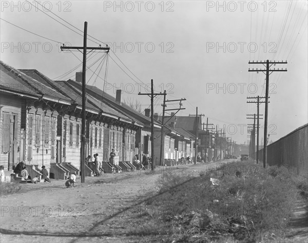 New Orleans Negro street. Louisiana.