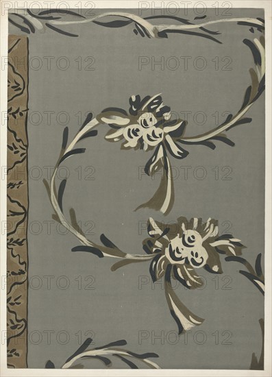 Free Hand Decorated Wall, 1935/1942.