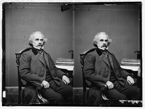 Nathaniel Hawthorne, ca. 1860-1865.