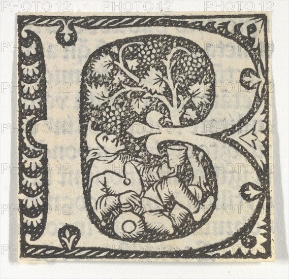 Decorated Roman alphabet, ca. 1499.