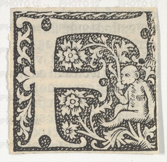 Decorated Roman alphabet, ca. 1499.