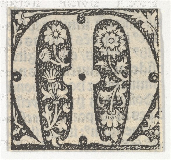 Decorated Roman alphabet, ca. 1499.