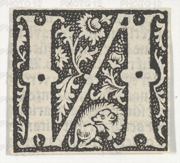 Decorated Roman alphabet, ca. 1499.