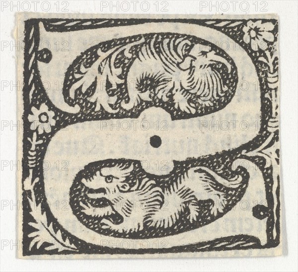 Decorated Roman alphabet, ca. 1499.