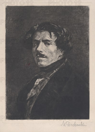 Portrait of Eugène Delacroix, 1889.