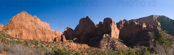 Zion National Park Panorama, Utah.