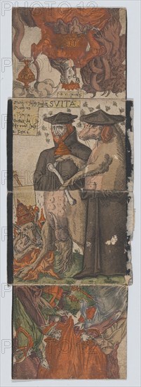 Metamorphic picture, 16th century.
