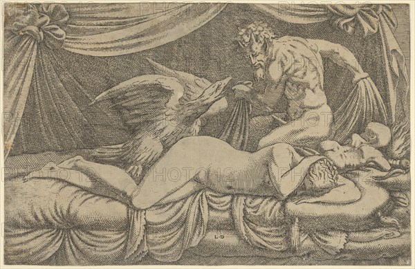 Jupiter and Antiope, ca. 1540-45.