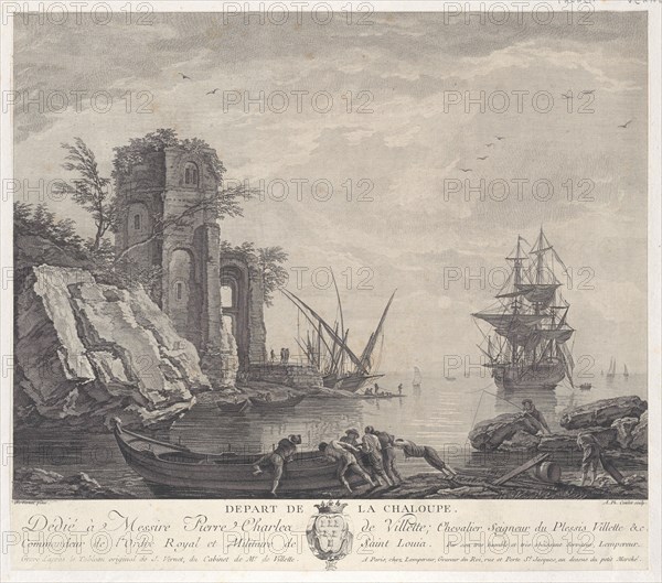 Departure of the Ship, ca. 1770.