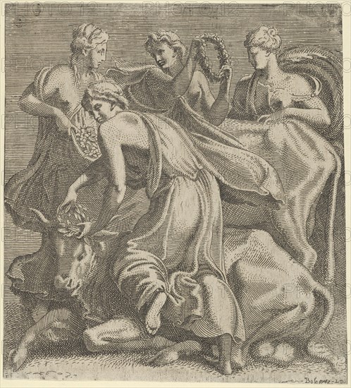 The Rape of Europa, ca. 1542-45.