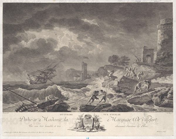 Eighth View of Italy, ca. 1770.