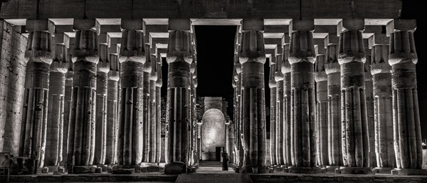 Stoic Columns of Luxor, Egypt.