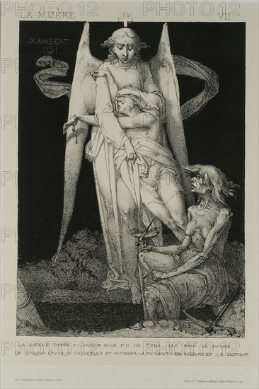 Plate Seven from Misery, 1851.