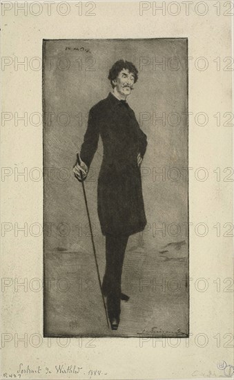 Portrait of Whistler, c. 1888.