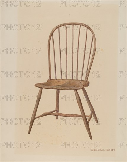 Windsor Comb-Back Chair, 1940.