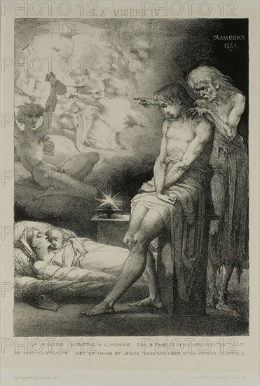 Plate Four from Misery, 1851.