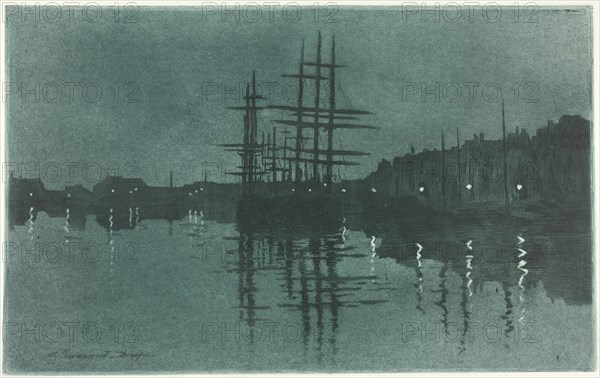 The Basin at Dieppe, 1883/89.