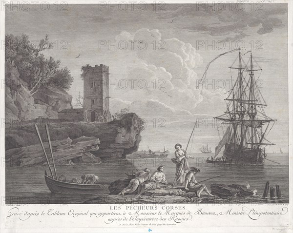 The Corsican Fishermen, 1767.