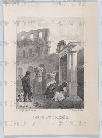 Scene at the Coliseum, 1826.