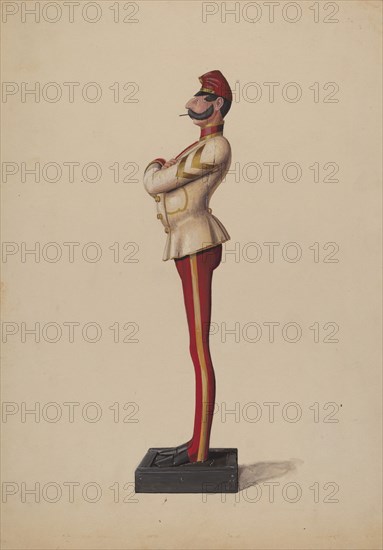 Cigar Store Figure, c. 1937.