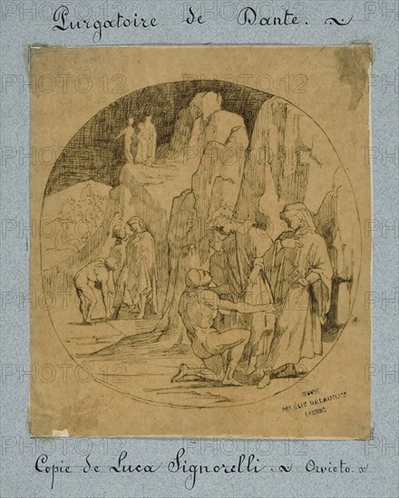 Dante's Purgatory, c. 1857.