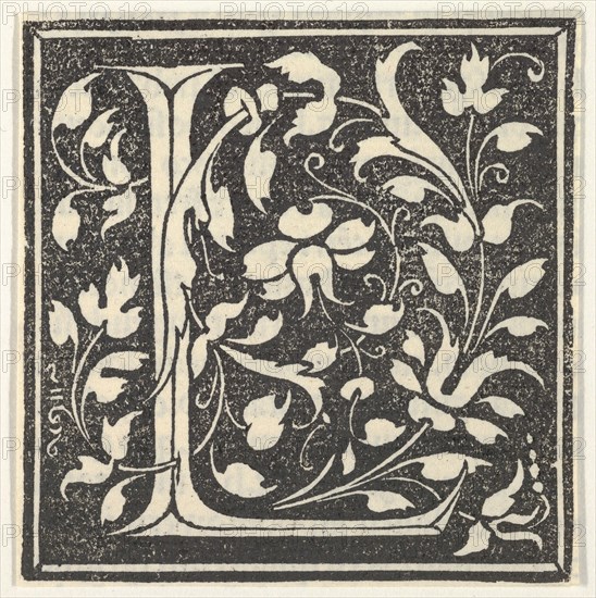 Initial letter L, ca. 1495.