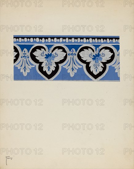 Wall Paper Border, c. 1937.